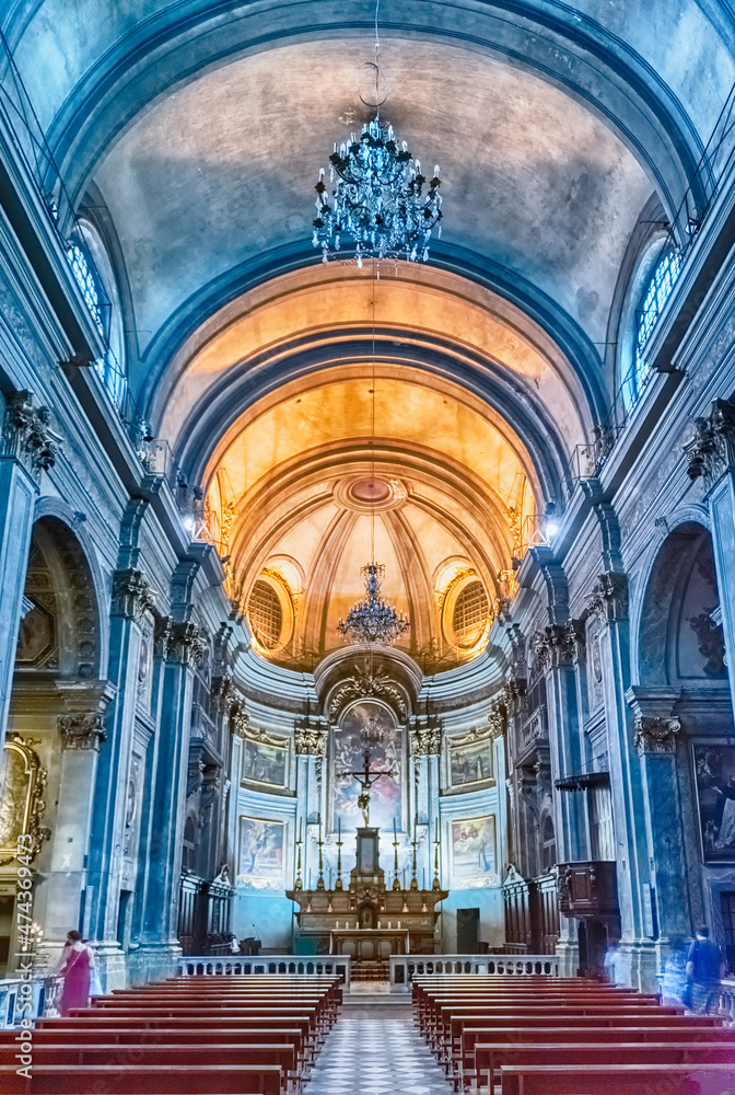 Church of Saint Francis of Paola, Nice, Cote d'Azur, France