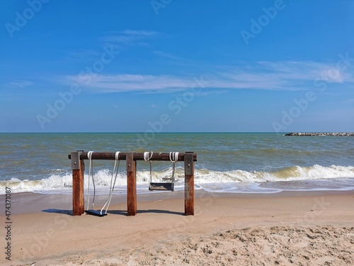 beach and sea