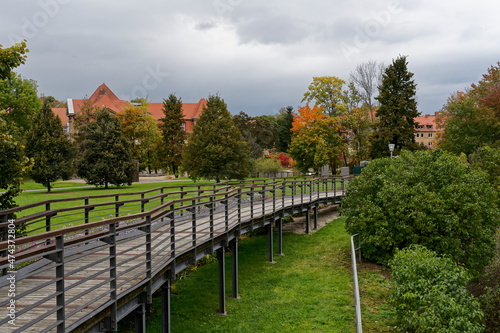 Schloss und Schlosspark Moritzburg in Zeitz, Burgenlandkreis, Sachsen-Anhalt, Deutschland