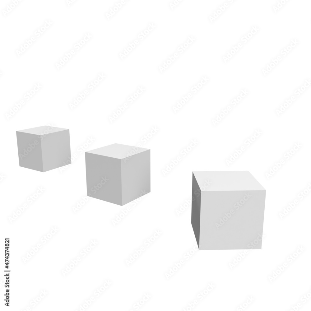 3D Würfel Quadrat Räumlich 3D Würfel Quadrat Räumlich