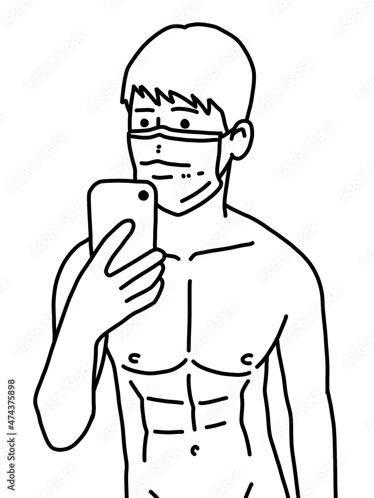 black and white of cute man cartoon for coloring black and white of cute man cartoon for coloring