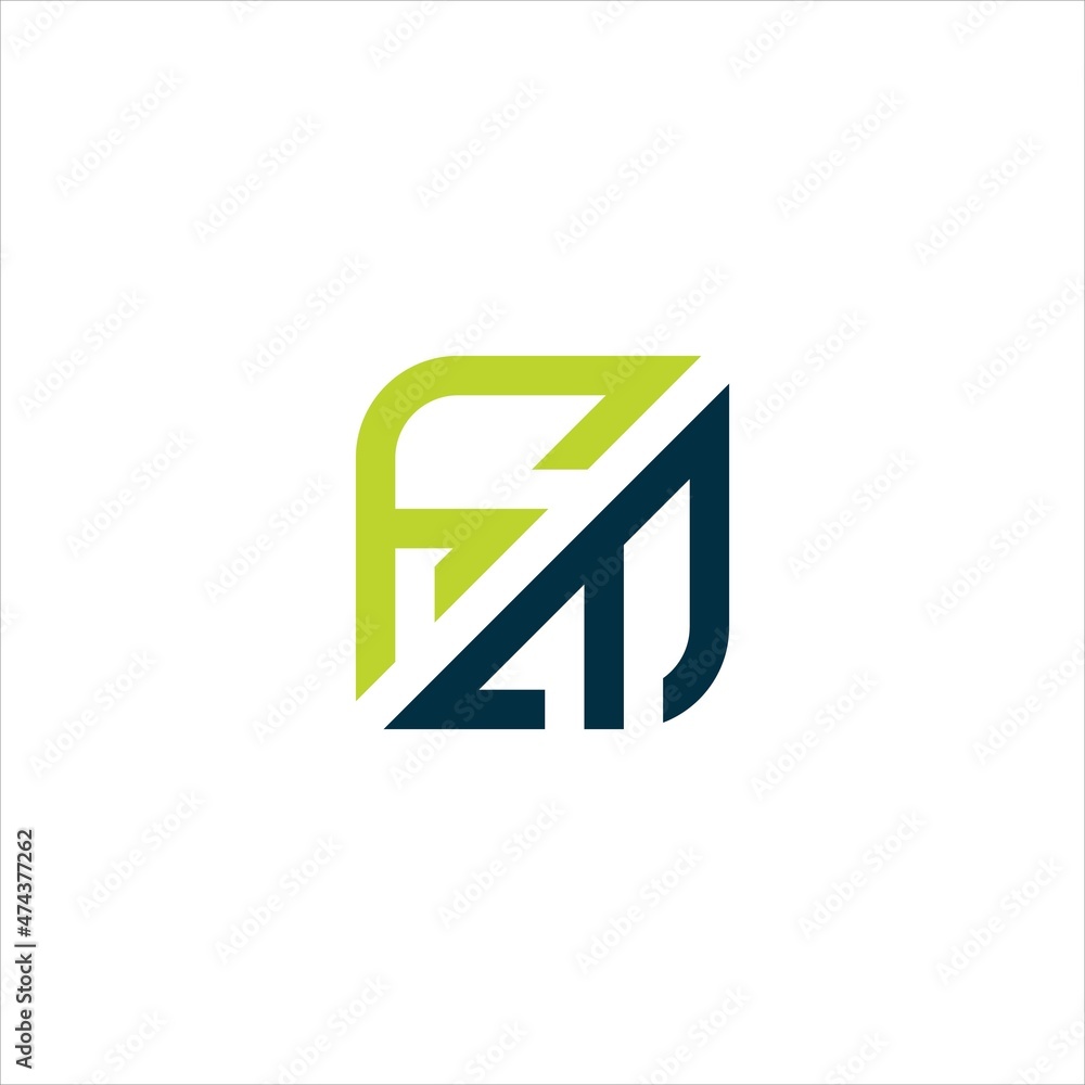 letter f m logo vector template leaf letter f m logo vector template leaf