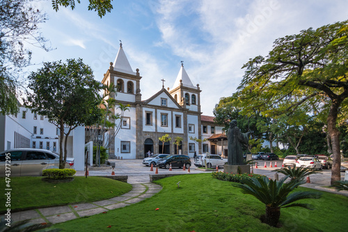 Exterior view of Igreja Nossa Senhora de Montserrat and Mosteiro de São Bento - Rio de Janeiro, Brazil