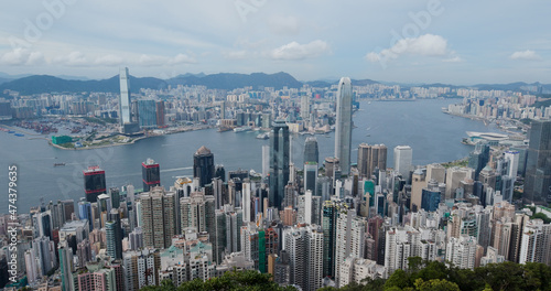 Fototapeta Naklejka Na Ścianę i Meble -  Hong Kong skyline