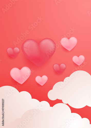 Valentine cards. Vector illustration. Design for special days, women's day, valentine's day, birthday, mother's day, father's day, Christmas, wedding, and event celebrations.
