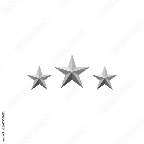 Fototapeta Naklejka Na Ścianę i Meble -  three star or rating