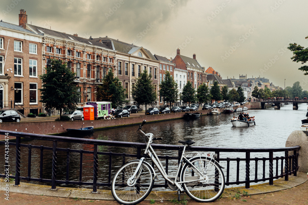 Naklejka premium Haarlem town in Netherlands