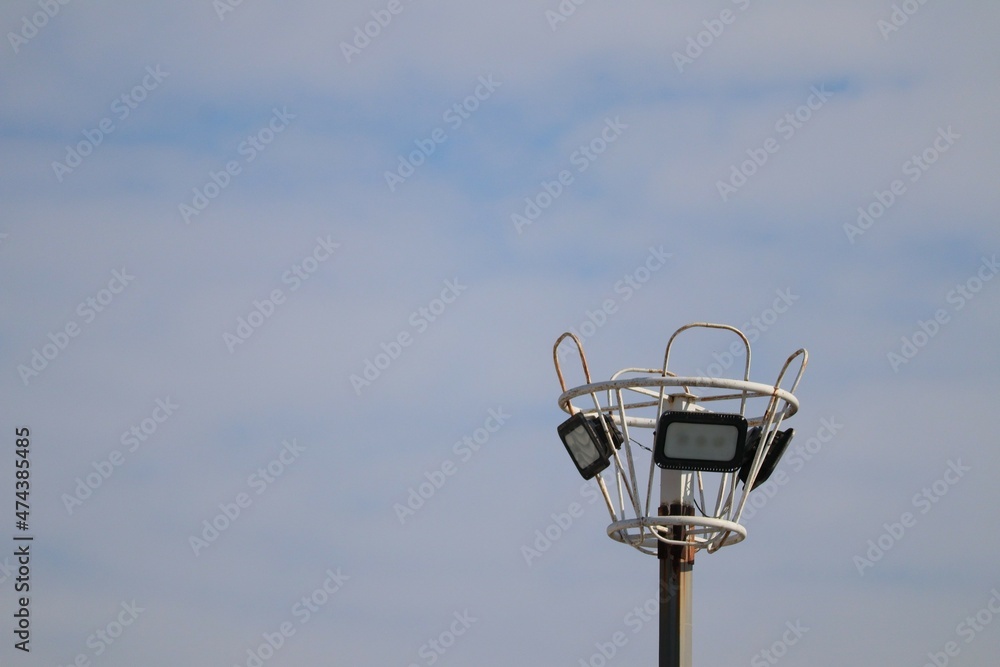 street lamp on sky street lamp on sky