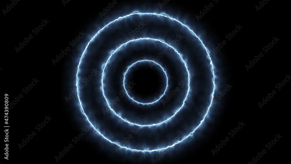 Skyblue Velocity Light Concentric Circles Skyblue Velocity Light Concentric Circles