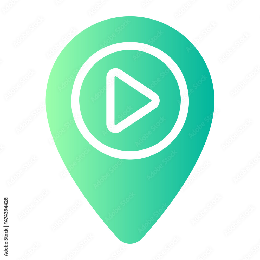 location gradient icon location gradient icon