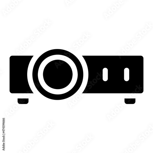 projector glyph icon