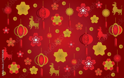 Element Chinese New Year, Chinese New Year background, 