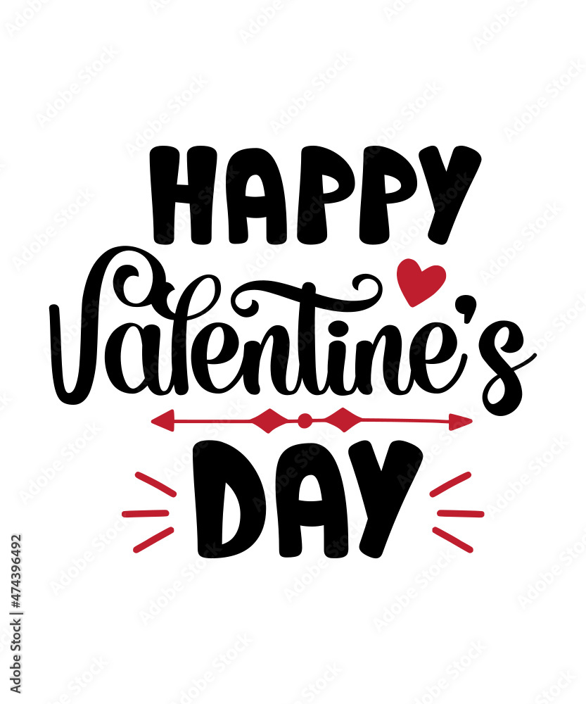 Obraz premium Valentines svg bundle, Valentines Day Svg, Happy valentine svg, Love Svg, Heart svg, Love day svg, Cupid svg, Valentine Quote svg, Cricut