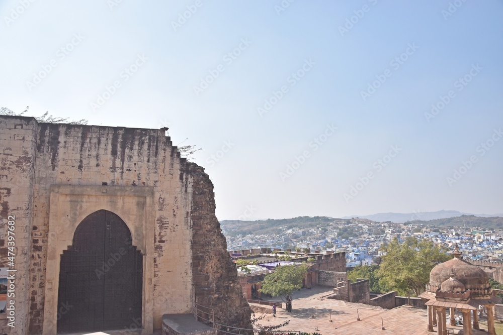 mehrangarh fort jodhpur , rajasthan , india 