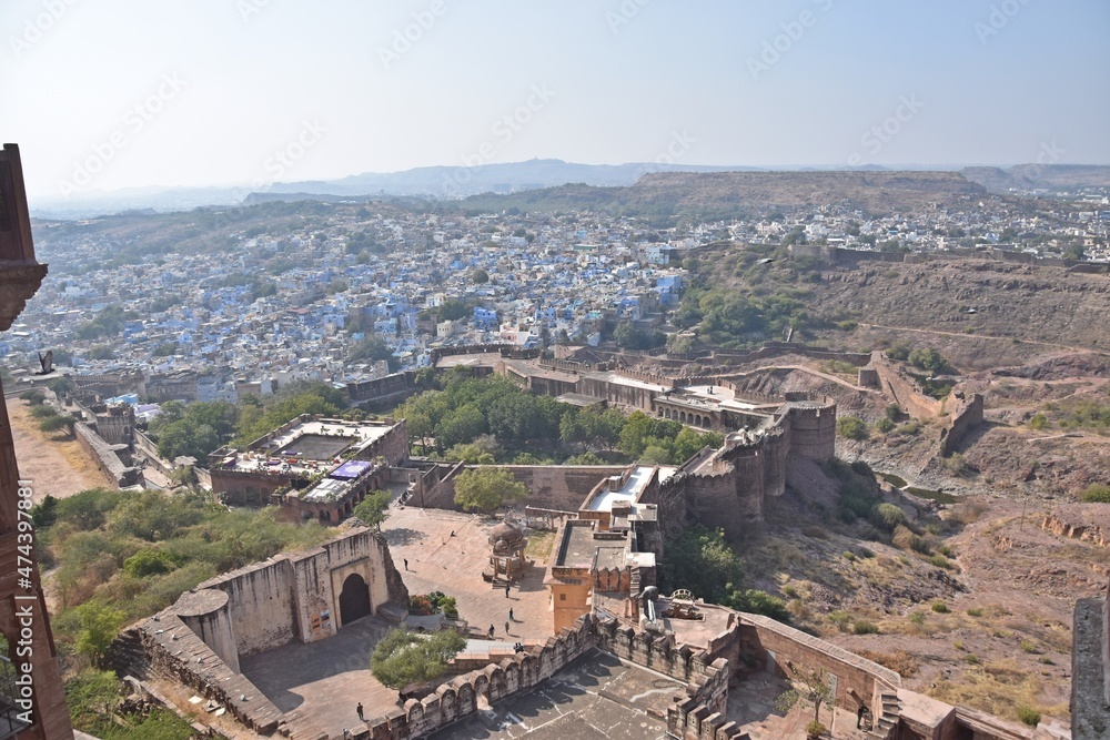 Fototapeta premium mehrangarh fort jodhpur , rajasthan , india 