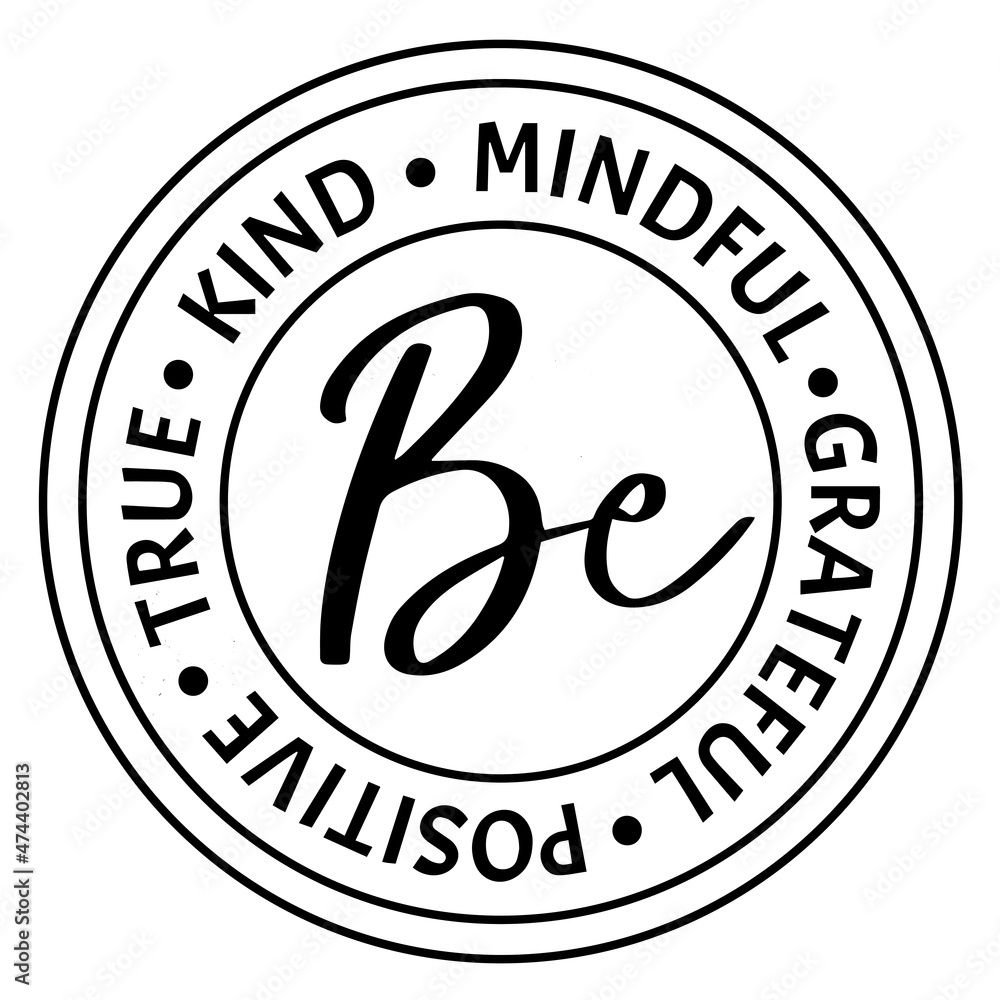 Be Mindful Vector Illustration Lettering Ink Illustration Stock  Illustration - Download Image Now - iStock