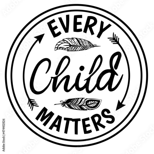 every child matters background inspirational quotes typography lettering design