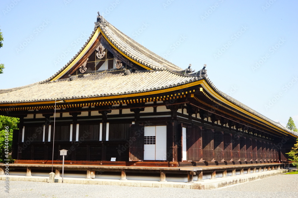 Traditional Temple, Sanjusangendo or Rengeo-in in Kyoto, Japan - 日本 京都 蓮華王院 三十三間堂 Traditional Temple, Sanjusangendo or Rengeo-in in Kyoto, Japan - 日本 京都 蓮華王院 三十三間堂
