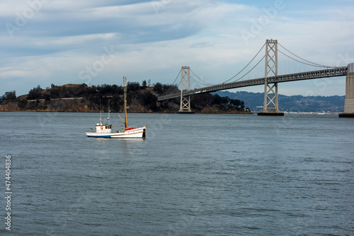 Oakland Bay Bridge, San Francisco. CA, USA. 