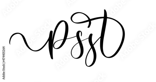 Psst. Stop, please be quiet icon psssst . Forbad, silence no speaking or no talking.