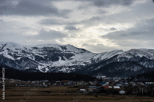 Bakuriani ski resort slopes in Georgia