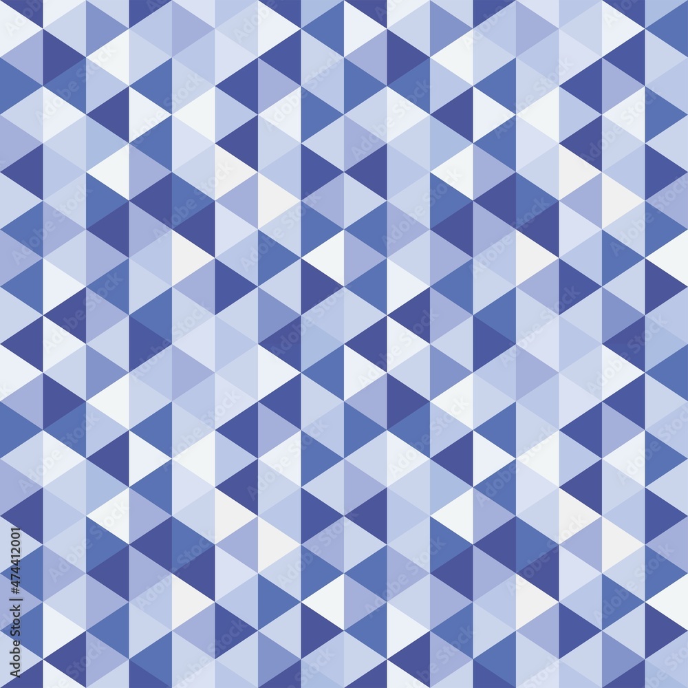 Abstract geometric poligonal blue pattern from triangles Abstract geometric poligonal blue pattern from triangles