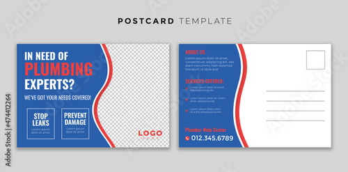 Plumbing Postcard Template