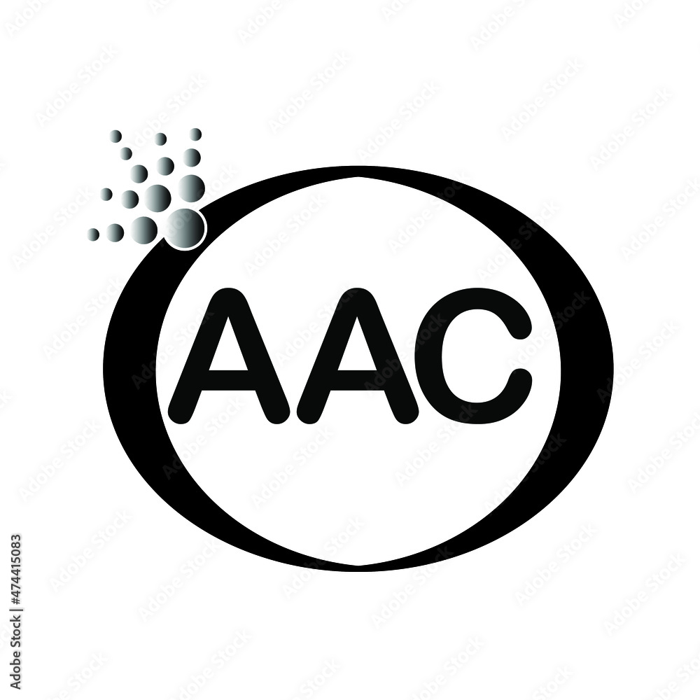 AAC letter logo icon vector template on white background creative letter AAC icon. AAC vector. AAC letter logo icon vector template on white background creative letter AAC icon. AAC vector.