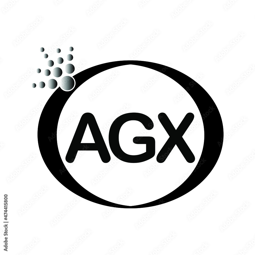 AGX letter logo icon vector template on white background creative letter AGX icon. AGX vector. AGX letter logo icon vector template on white background creative letter AGX icon. AGX vector.