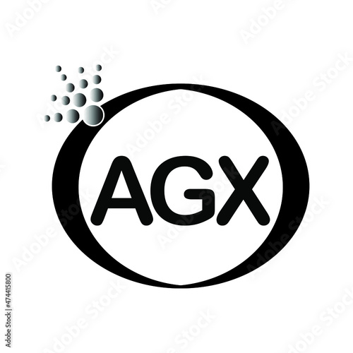 AGX letter logo icon vector template on white background creative letter AGX icon. AGX vector.