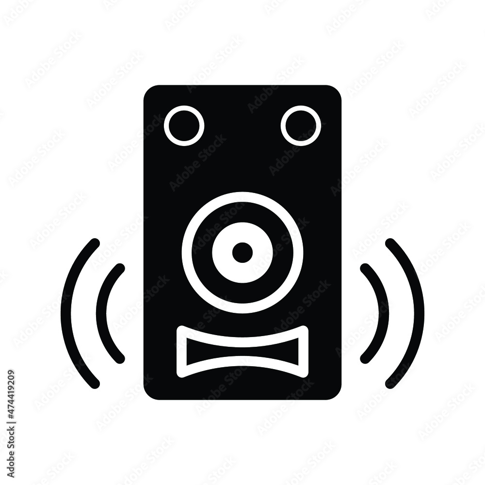 Speaker Icon vector templates on white background Speaker Icon vector templates on white background