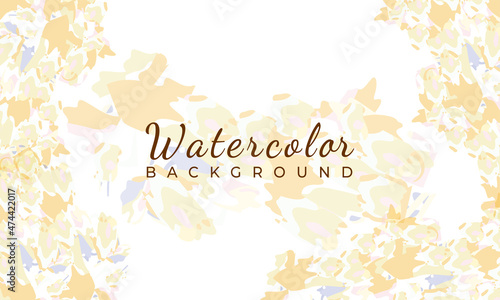 Colorful mandala watercolor background