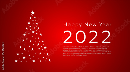 Obraz na płótnie Happy new year 2022 banner. stylish text 2022 happy new year. Happy new year banner with 2022 numbers w salonie