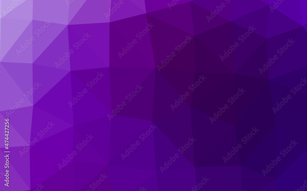 Dark Purple vector polygon abstract background. Dark Purple vector polygon abstract background.