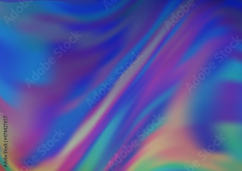 Light BLUE vector glossy abstract template.