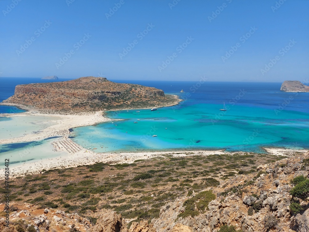 The Balos Lagoon is a wonderful place in Crete