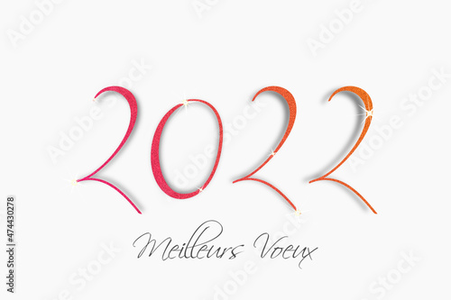 2022 - Bonne année - happy new year
