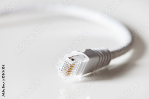 Obraz na płótnie Closeup of ethernet cable