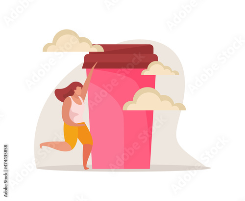 Morning Coffee Takeaway Composition