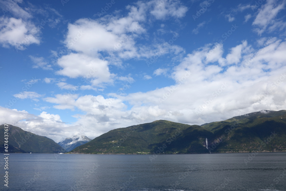 Norwegen - Sognefjord bei Fresvik / Norway - Sognefjorden near Fresvik /