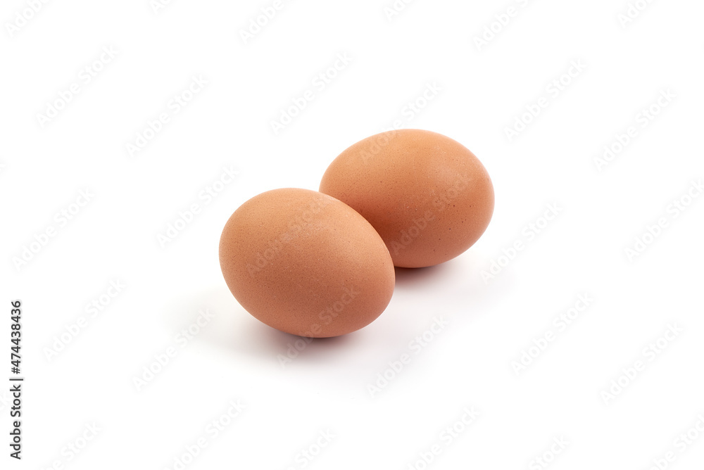 Chicken egg, isolated on white background. Chicken egg, isolated on white background.