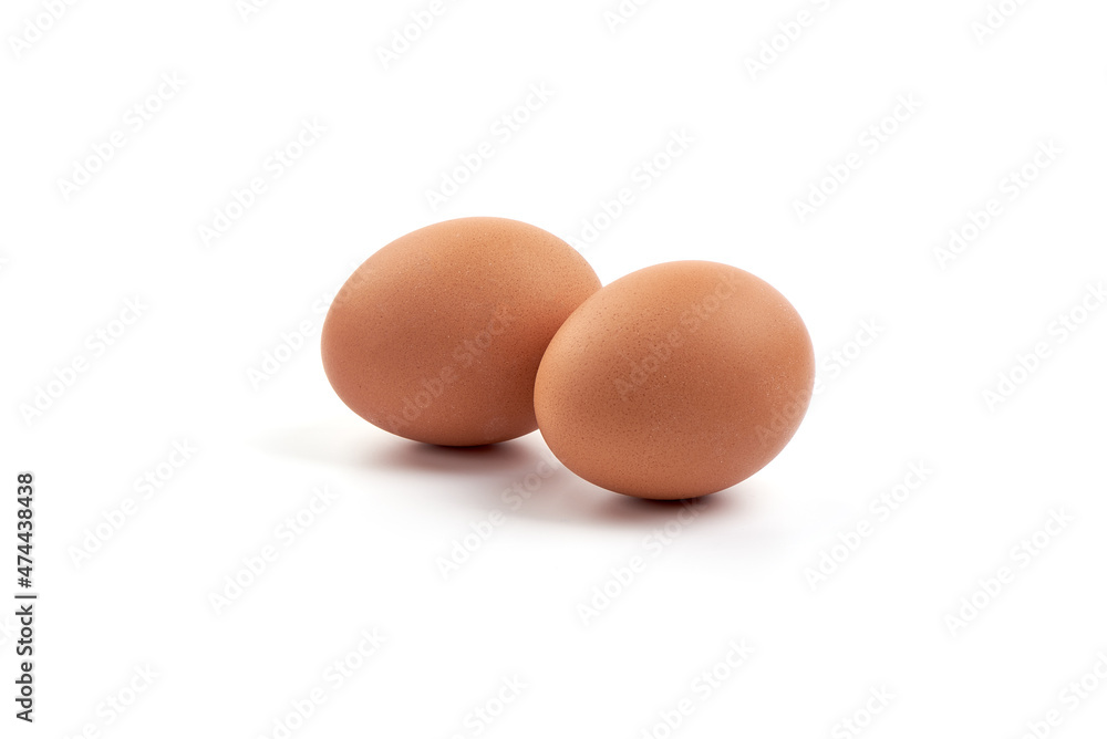Chicken egg, isolated on white background. Chicken egg, isolated on white background.