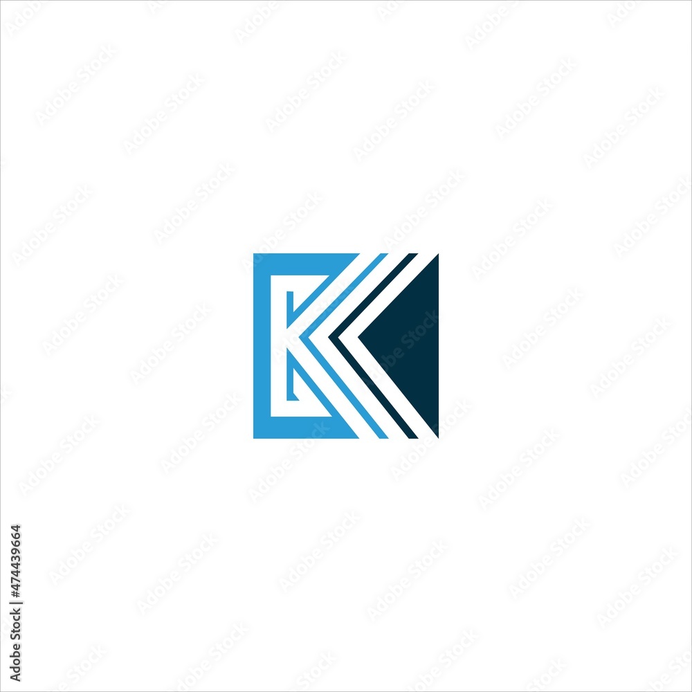letter k logo vector template line blog letter k logo vector template line blog