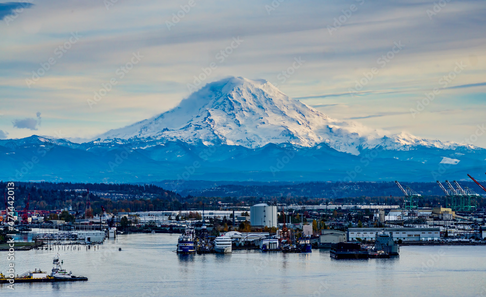 Shiping Port And Mountain 8