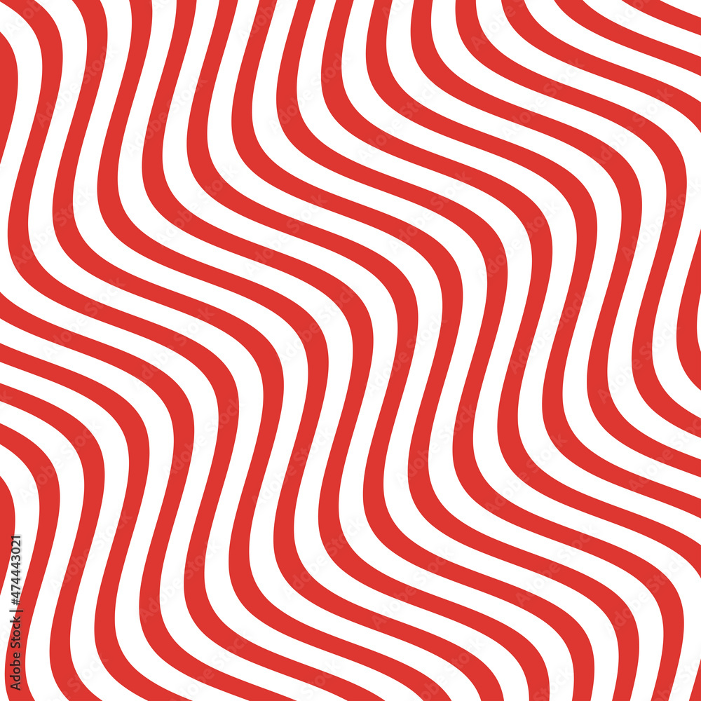red wave background diagonal seamless pattern