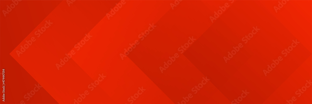 Arrow Tech red Abstract Geometric Wide Banner Design Background