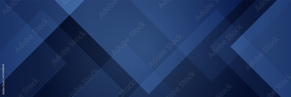 Gradient Transparant Blue Abstract Memphis Geometric Wide Banner Design Background