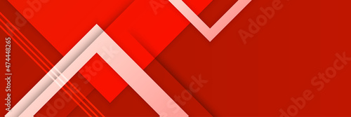Free Download Modern red abstract banner background - GFXLoad
