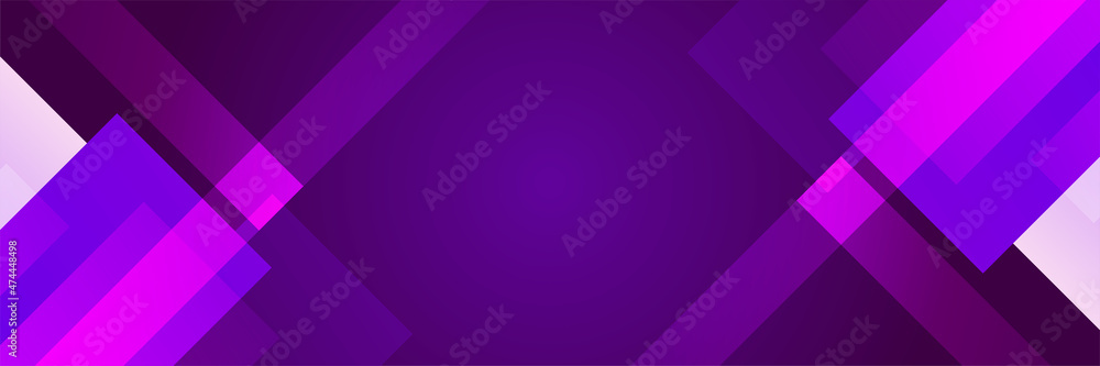Modern abstract purple banner background Modern abstract purple banner background