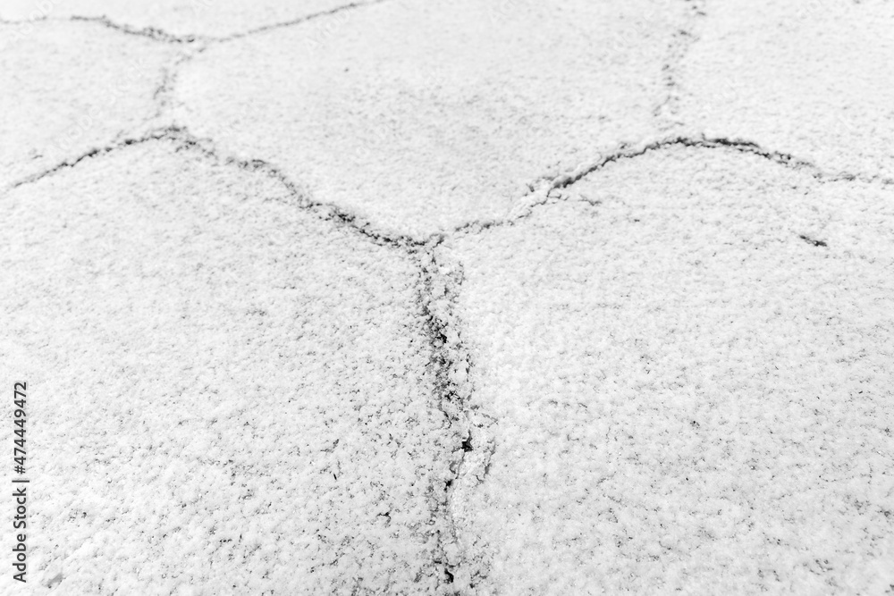 Obraz premium salt desert texture